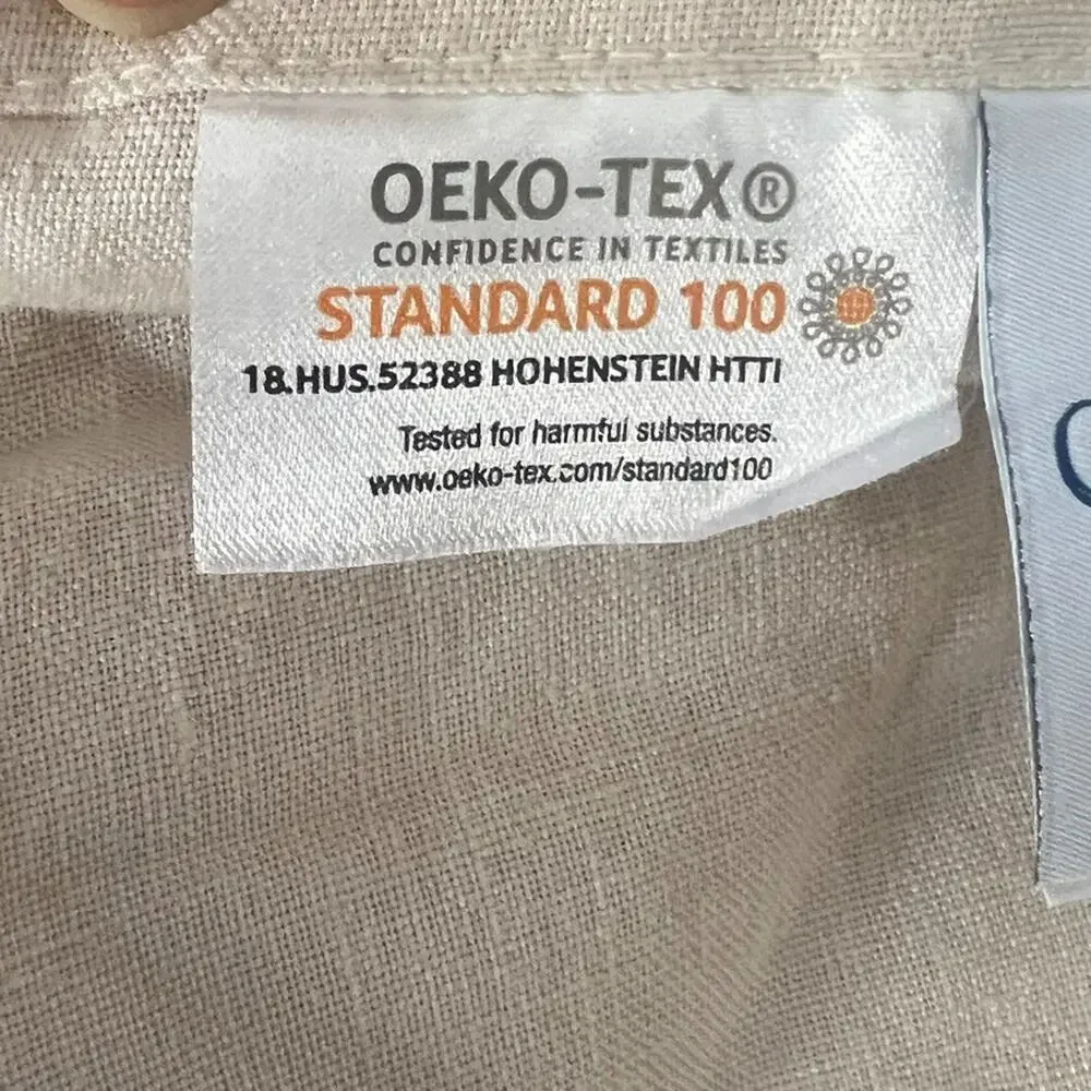 The Company Store Pillow Sham Set of 2 Relaxed Linen 28 x 28
